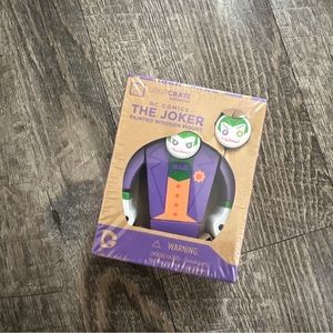 New! “The Joker” Painted Wooden Figure DC Comics Lootcrate Exclusive SEALED